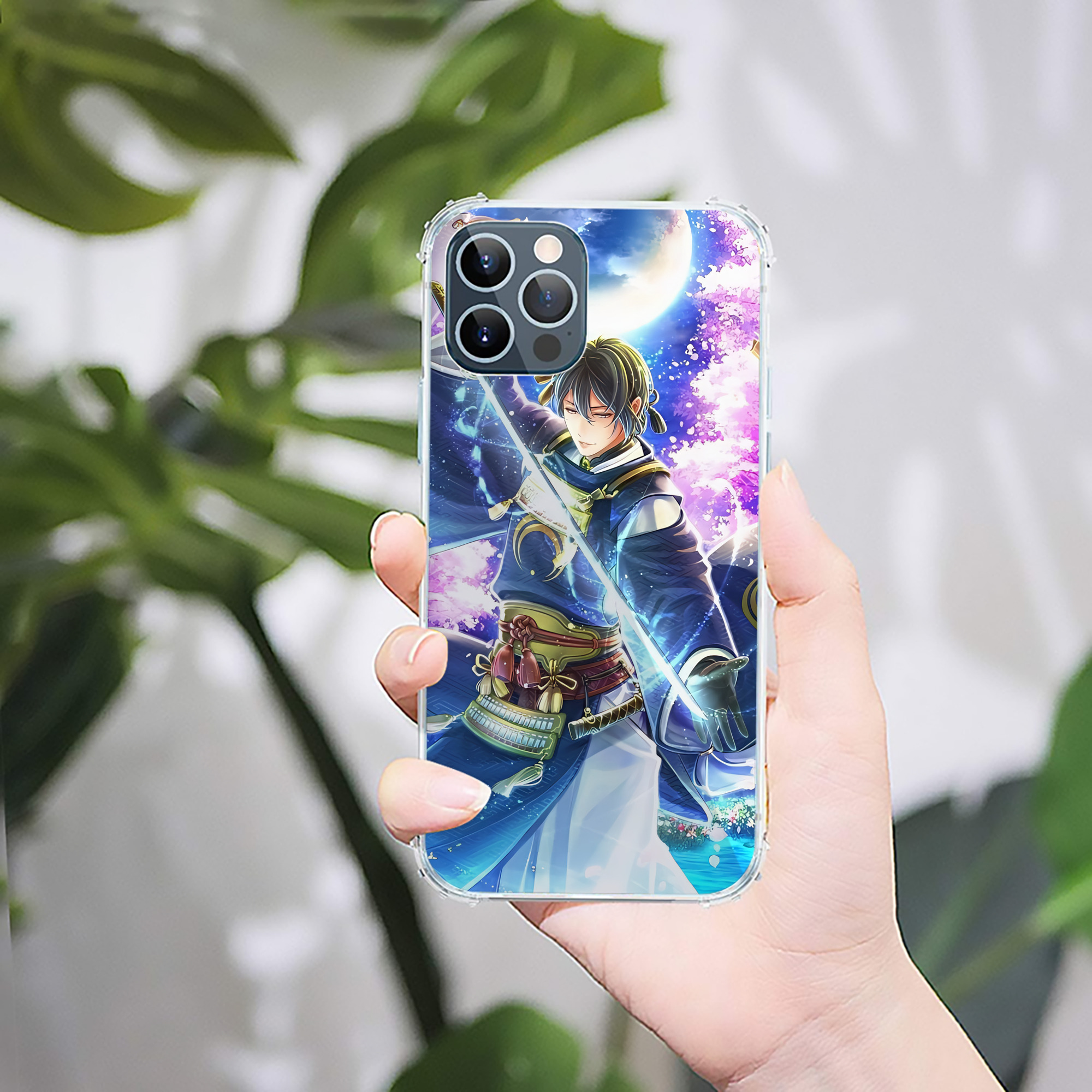 （画像用） 刀剣乱舞 Touken Ranbu 【iPhone 12シリーズ対応】透明スマホケース（クリアソフトケース）